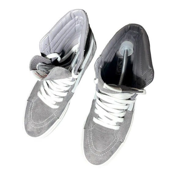 Vans Sk8-Hi Pig Suede Rabbit/Snow White Men Size 12 - Picture 12 of 15